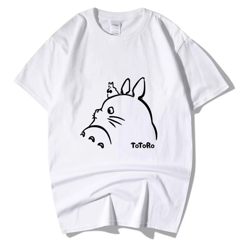 Студия Ghibli Миядзаки Хаяо аниме Kawaii Тоторо мультфильм футболка мужская женская