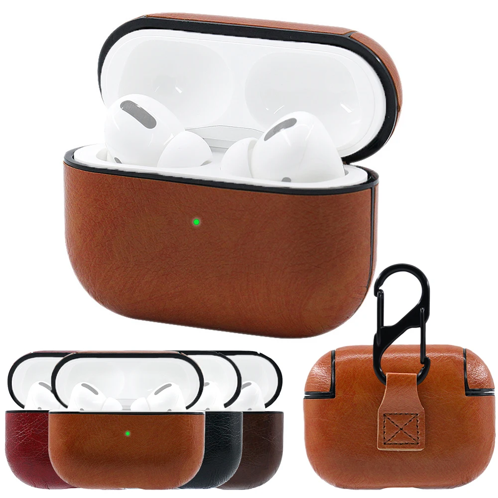 Из искусственной кожи чехол для AirPods Pro Чехол Coque Earpods чехол для Airpod Pro Чехол для Apple Air Pods Pro Earbud зарядная коробка
