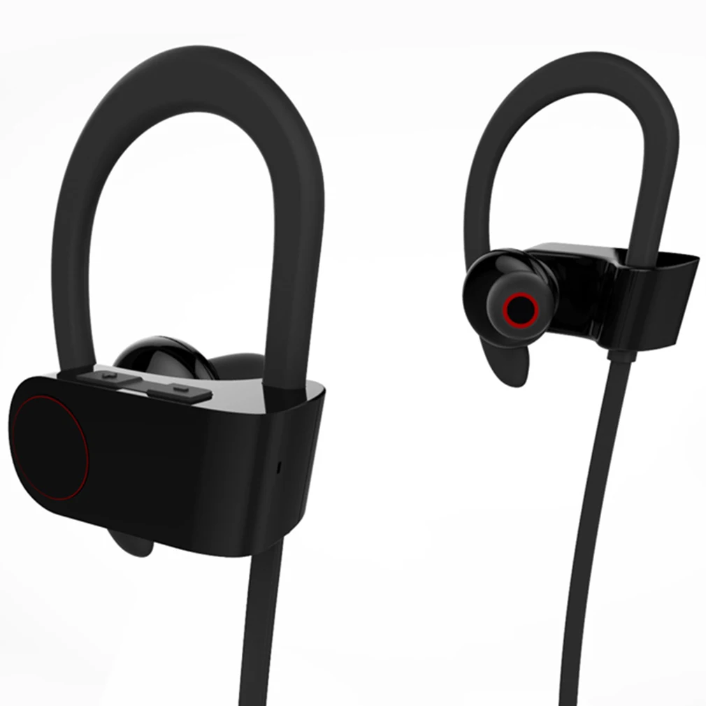 Черный шейный ремешок беспроводные наушники Bluetooth Спортивный Пот наушники-вкладыши шумоподавление наушники