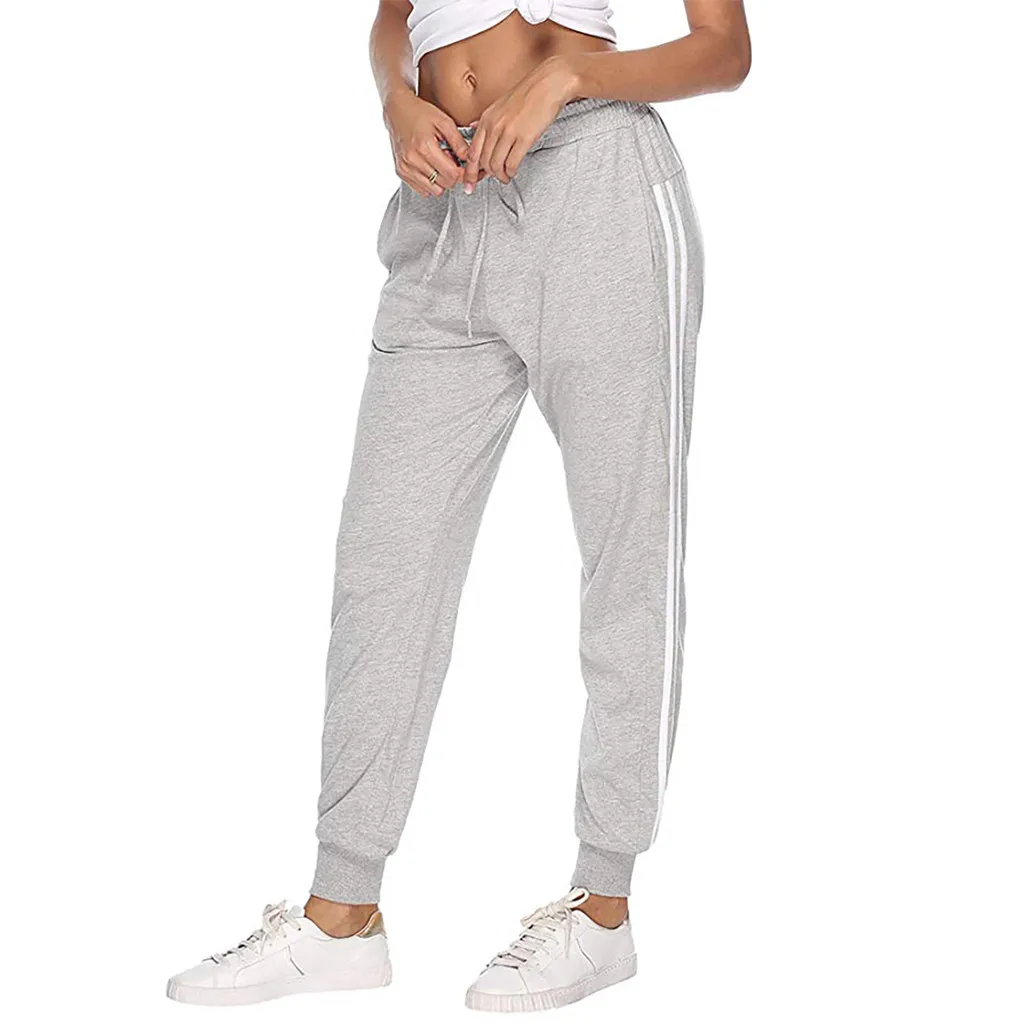 

trousers women Ladies High Waist Long Pants Casual Loose Sport Pants palazzo pants pantalon femme ete