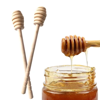 

10PCS 16CM Wooden Stirring Bar Honey Beekeeping Tools Honey Honey Splash Stirring Bar Hammer Beekeeping Tools Supplies