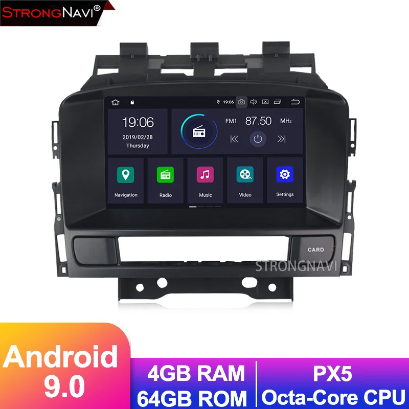 7 дюймов 4G 64G Android 9,0 автомобильный dvd-плеер для OPEL ASTRA J 2010 2011 2012 Автомобильный мультимедийный радио плеер с wifi BT gps - Цвет: PX5 model