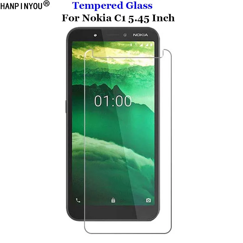 Для Nokia C1 5 45 &quotзакаленное стекло 9H 2.5D Премиум Защитная пленка для экрана |