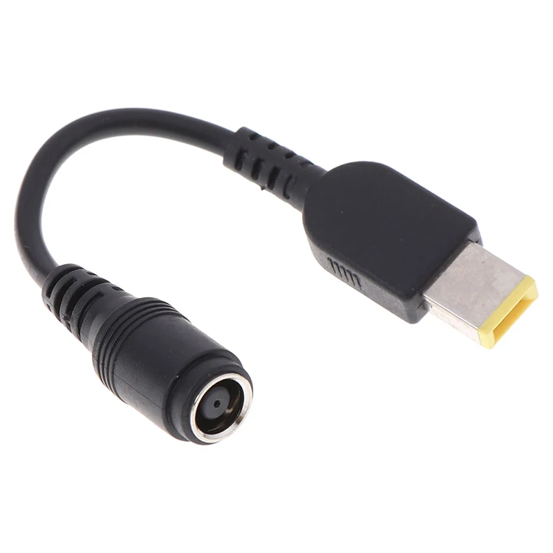 7.9*5.5mm Round Jack to Square Plug End Adapter Pigtail Charger Power Converter Cable For IBM for Lenovo Thinkpad | Компьютеры и офис
