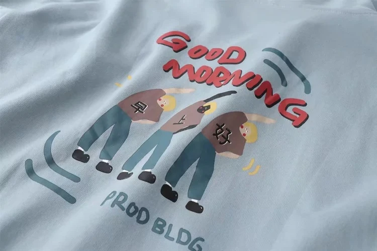 Merry Pretty Хлопковые женские Мультяшные принты Смешные свитшоты с капюшоном Зимние толстовки с длинным рукавом на кнопках