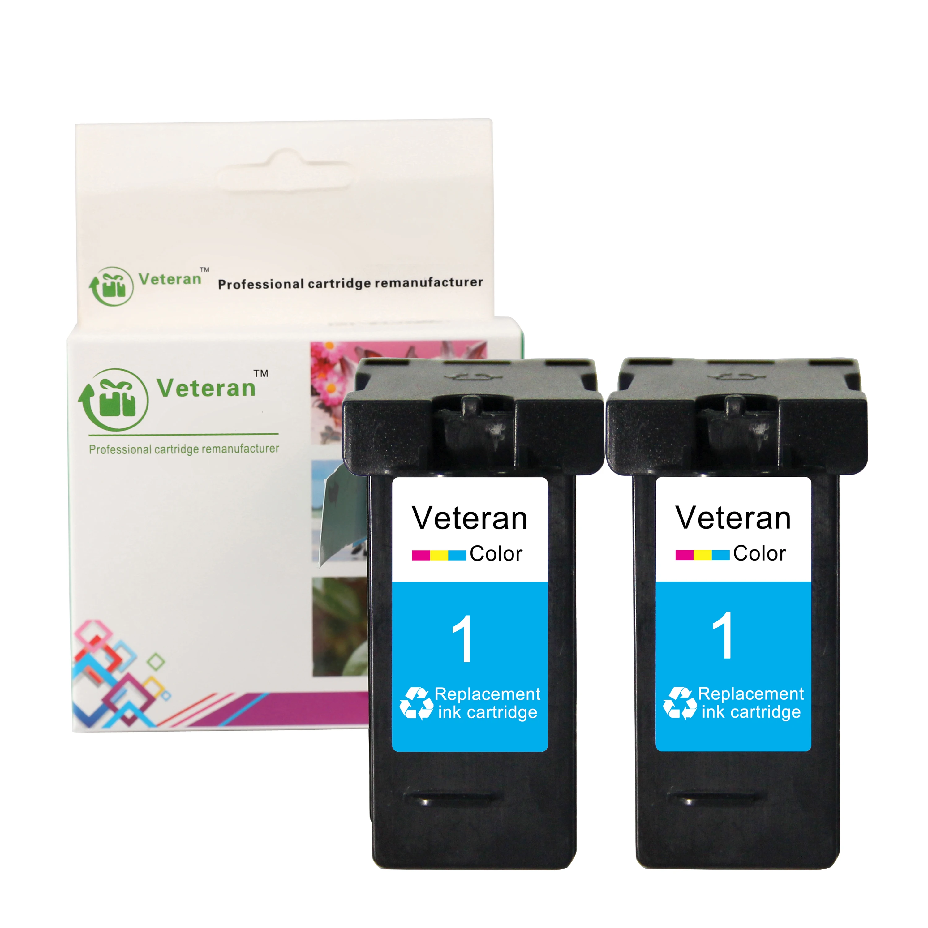 Картридж Veteran 2pk совместимый с чернильным картриджем Lexmark 1 для принтера X3470 X2300 X2310