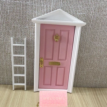 

1:12 Decorative Rectangle Miniature Fairy Doll House Floor Mat DIY Craft Accessories Door Welcome Carpet Ornament Kids Gift