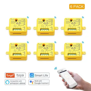 Wifi 스위치 DIY 무선 원격 Domotica 라이트 스마트 홈 자동화 릴레이 모듈 컨트롤러 Alexa Google Assistant