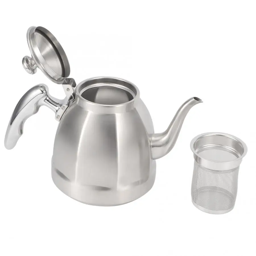 Кофейник Мока Cafeteira прочный утолщенный чайник из нержавеющей стали заварник для чая и кофе чайник большого объема Prensa