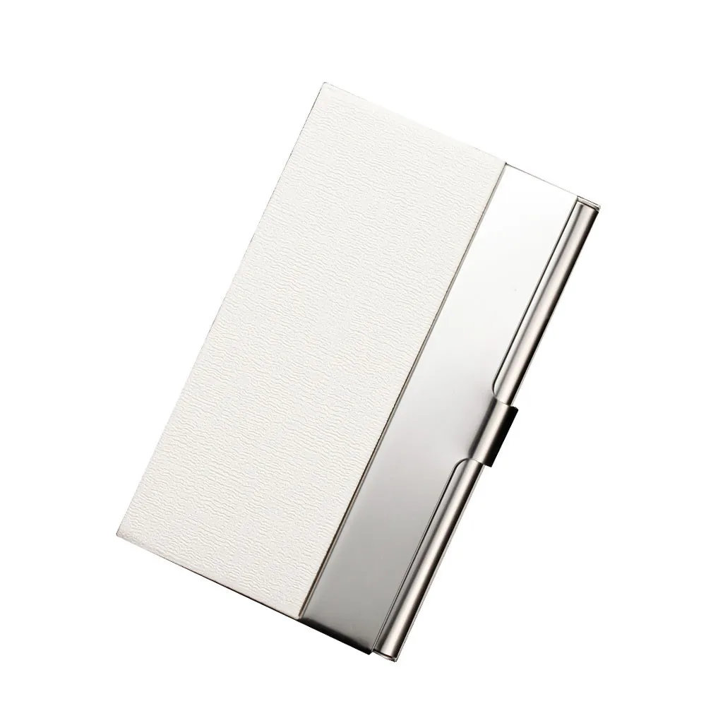 Long stainless steel business card case Pocket Stainless Steel Metal Business Card Holder Case ID Credit Wallet 1104#B