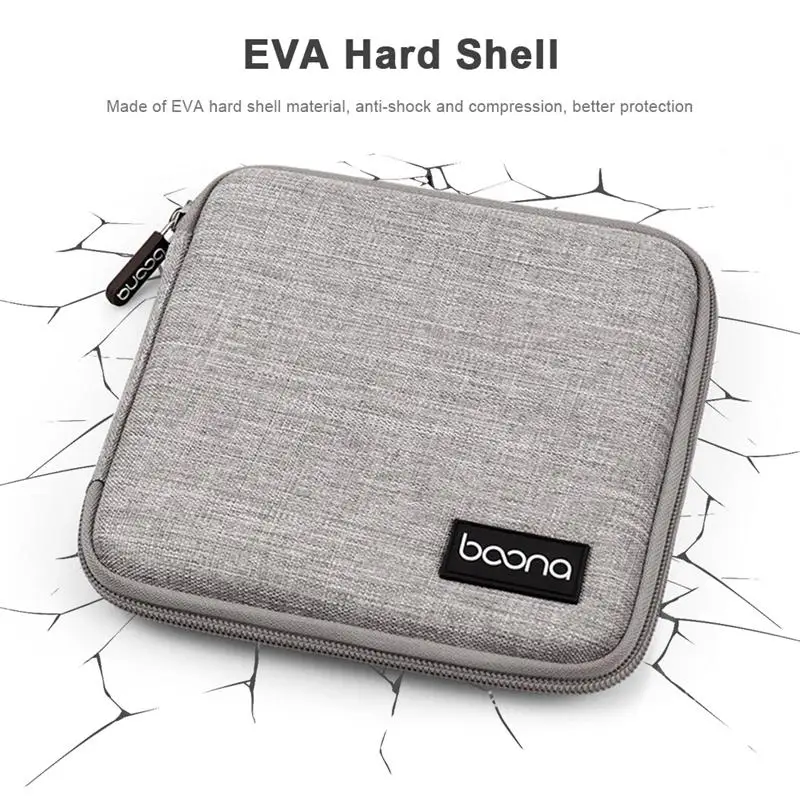 Boona CD DVD Чехол Органайзер держатель портативный чехол s EVA Коробка Чехол для хранения Porta сумка диджея 32 диск набор кошелек водонепроницаемый автомобиль путешествия