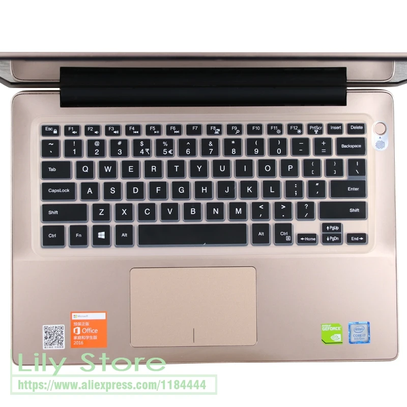 Для Dell Inspiron 15 5000 5568 5578 5579 5585/Inspiron 7000 7569 7570 7573 7579 7580 7586 силиконовая клавиатура кожного покрова