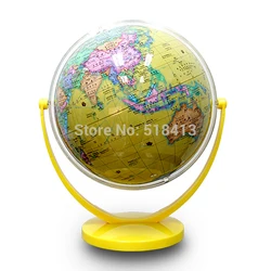 Inclinación de diámetro Universal de 20cm Hd, Océano positivo amarillo, en chino e inglés, globo terrestre, educativo para estudiantes