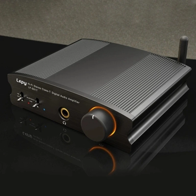 Lepy Hi-Fi стерео Bluetooth 4,2 класс T цифровой аудио усилитель мощности мини домашний стерео аудио усилитель 50Wx2 LP-S51T