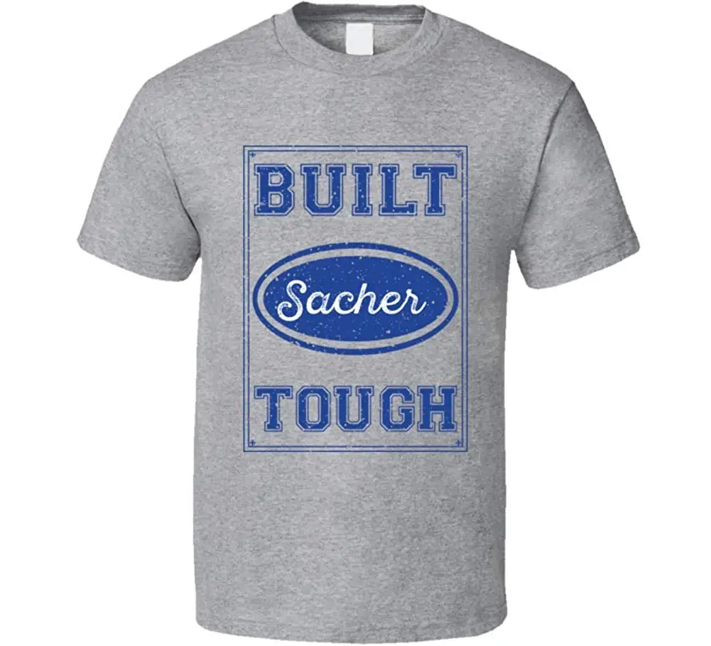 Built Sacher Tough Tee Car Lover Group фамилия семья Реюньон футболка унисекс для мужчин и женщин |