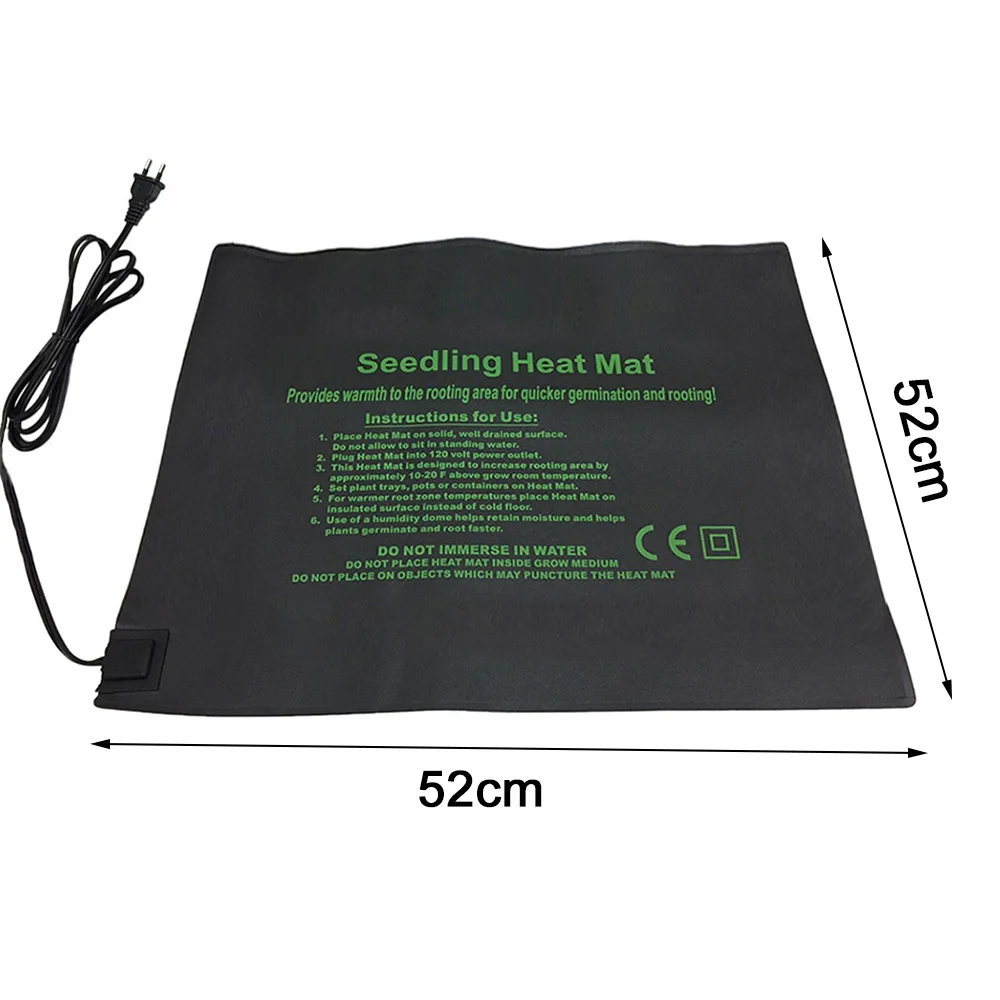 Günstige Anlage Heizung Matte 24*52CM 52*52CM 121*52CM Sämling Blume Elektrische Decke Wasserdicht warme Durable Hydrokultur Heizung Pad