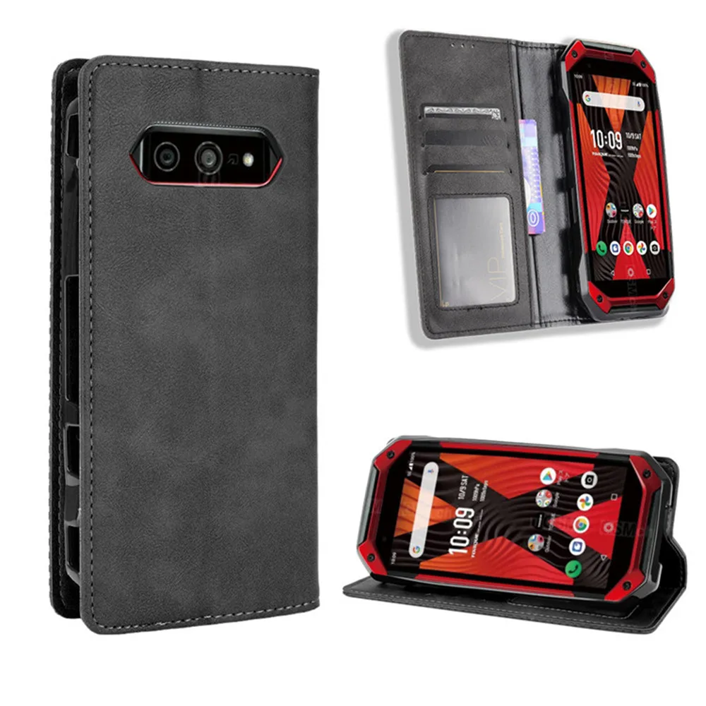Для Kyocera Torque 5G чехол Роскошный чехол-книжка с отделениями для банковских карт из