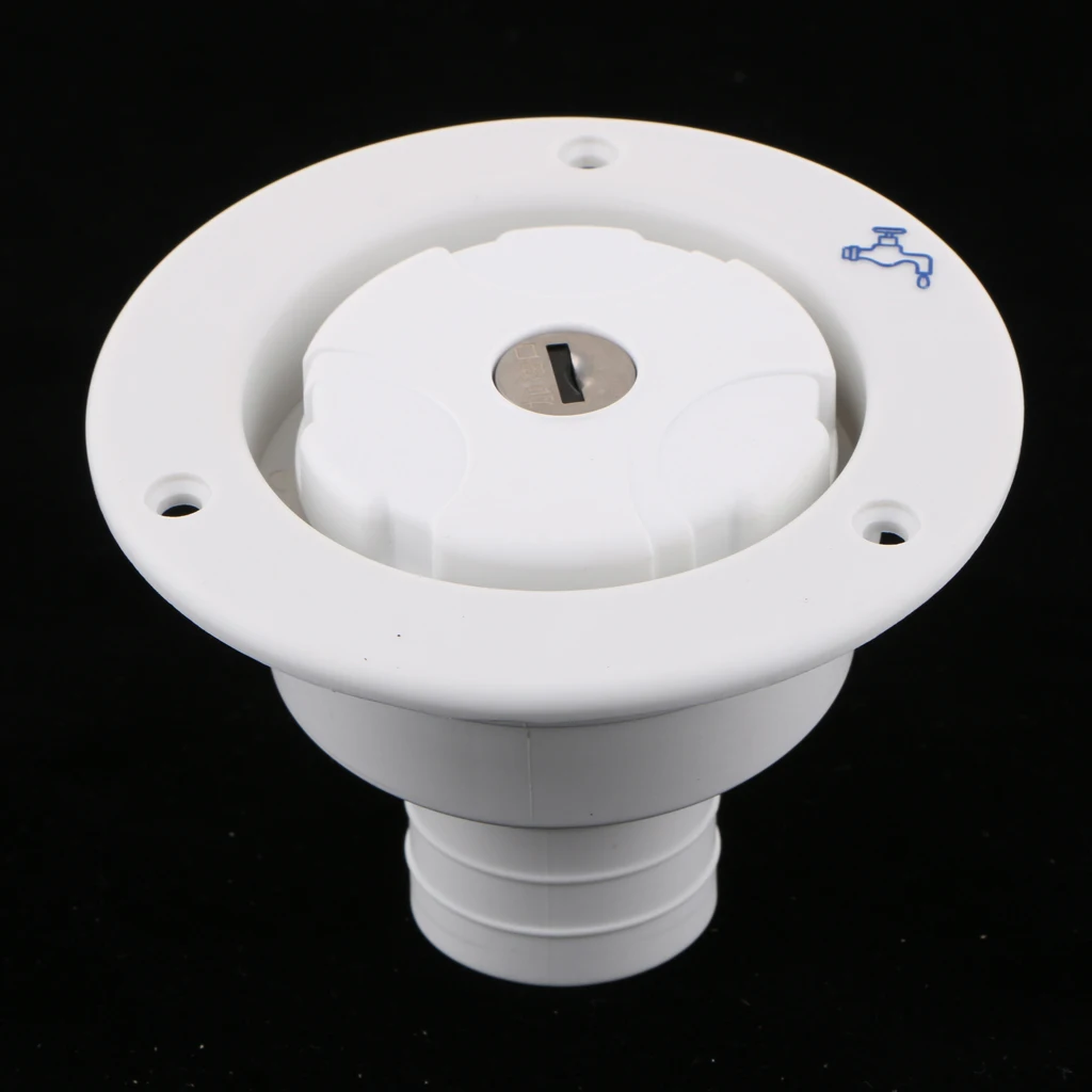 Locking Fuel Tank Cover Gas Lid Filler Cap With Lock For Boat RV Truck