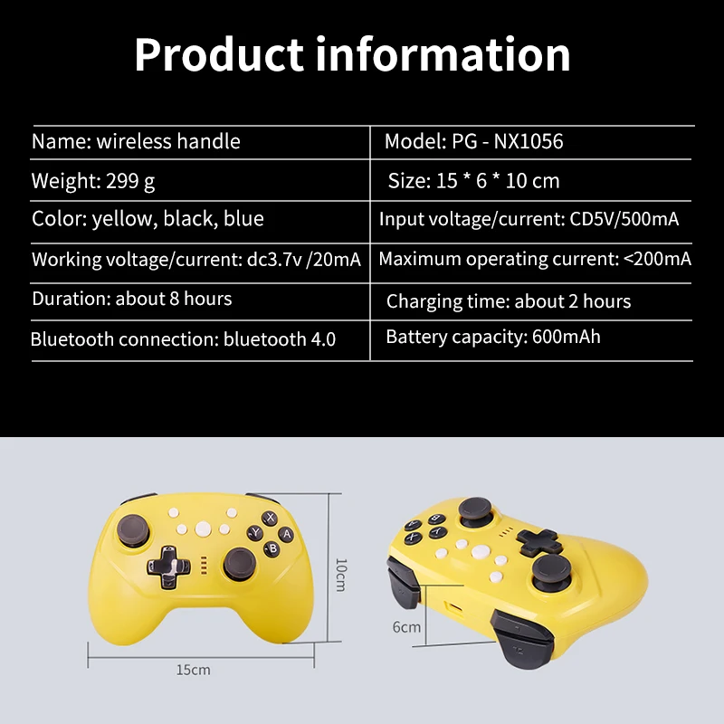 Bluetooth 4,0 беспроводной контроллер подключения игровой контроллер пульт дистанционного управления Встроенный двойной для двигателя 6 оси гироскопа