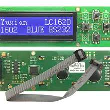 RS232 1602 16x2 16*2 модуль ЖК-дисплея LC162D с переключателем AT89S5224AU промышленный ЖК-модуль factoty 1 шт