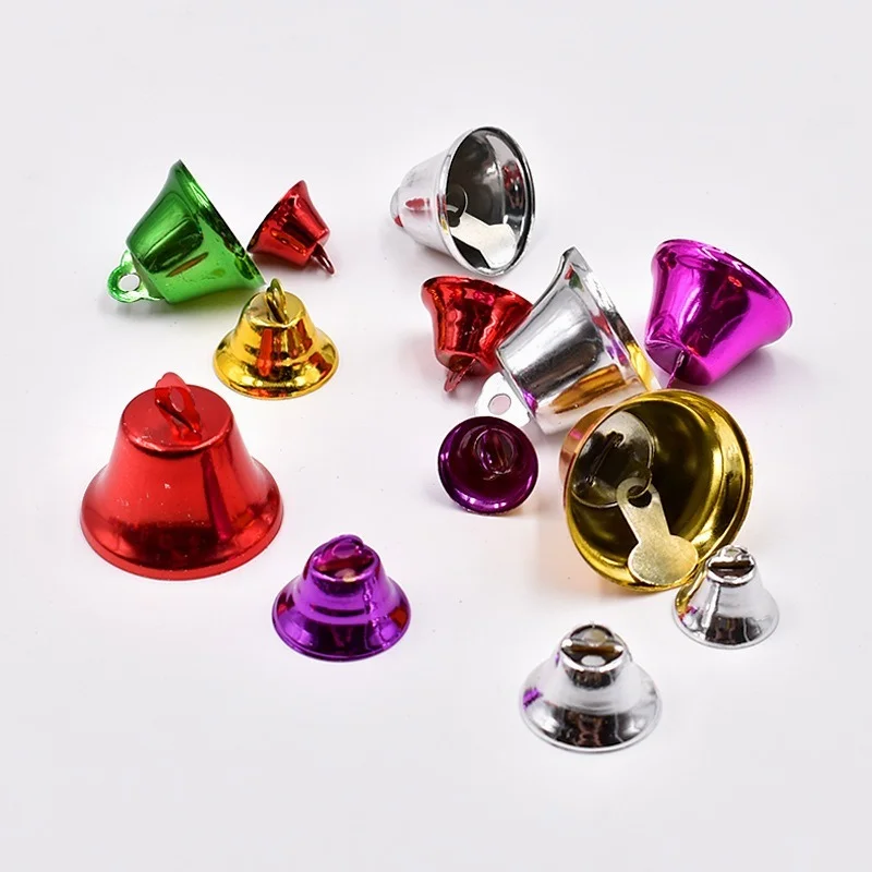 10pcs Colorful Jingle Bells Small Bells Mini Bells Craft Metal DIY Bells  for Christmas Decorations, Cat Collars, Jewelry Making - AliExpress