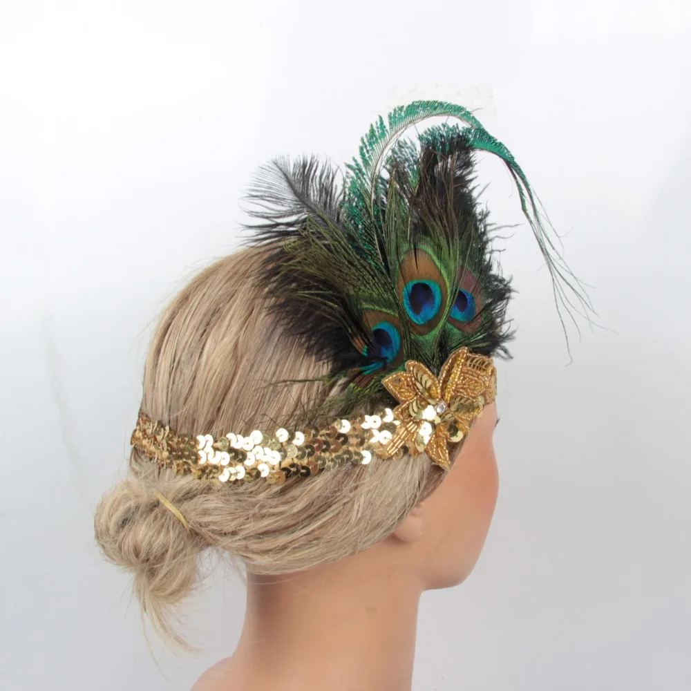 Gatsby-Hair-Accessories-Gold-Sequins-For-Costume (4)