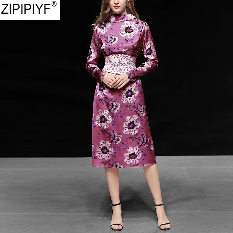 2020 весеннее летнее женское платье винтажное с принтом элегантное трапециевидной