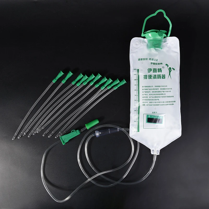 1200ml Colon Enema Bag Set Colonic Irrigation Douche Cleansing Kit Home Use