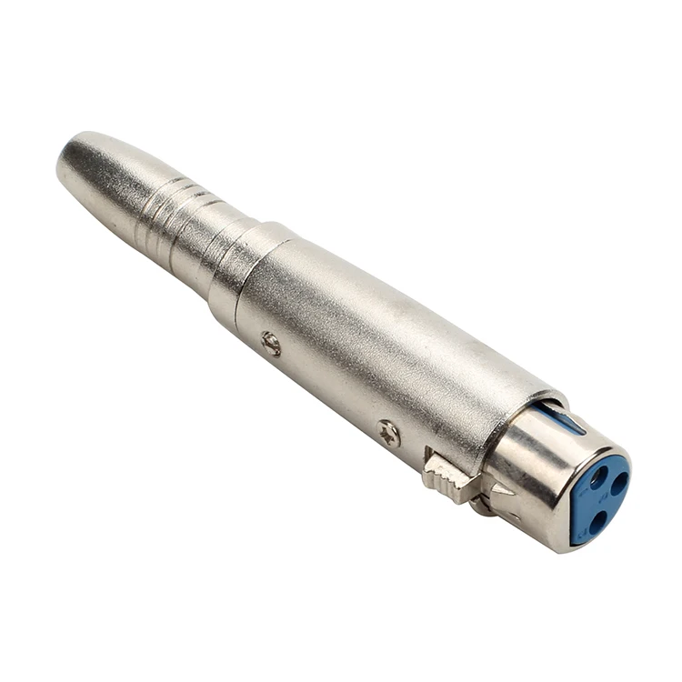 3pin XLR для женщин 1/" 6,35 мм моно-разъем Аудио проводной микрофон Mic DJ адаптер
