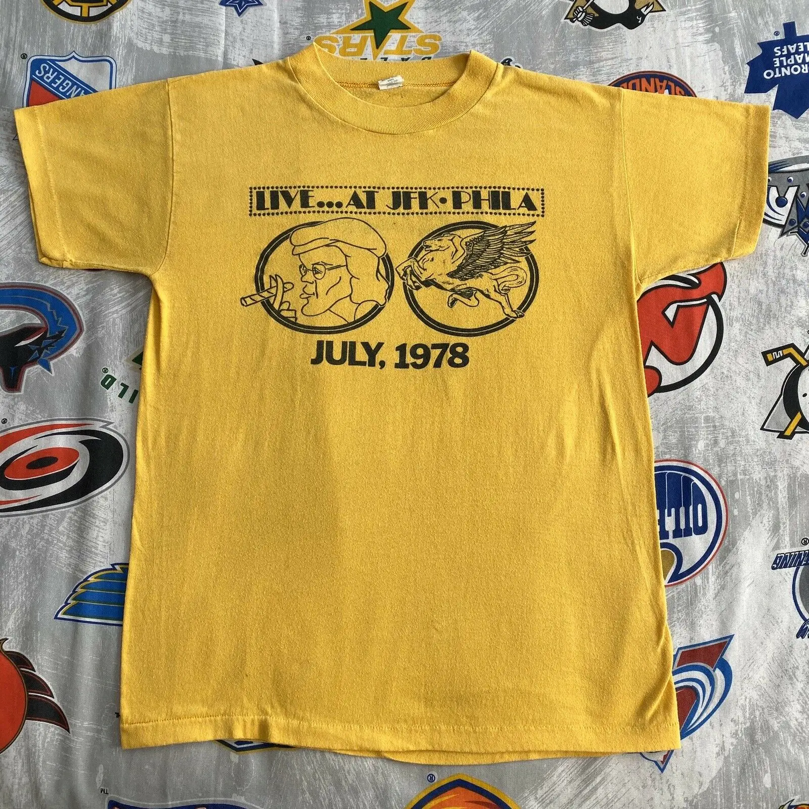 Fleetwood Mac/Steve Miller Band Vtg 1978 футболка Concert L Jfk Capitol Records | Мужская одежда