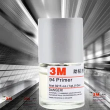 2 pc 3M 94 Adhesive Primer Promotor de Adesão Adesiva Dupla-face 10ML Embrulho Carro Ferramenta de Aplicação de Cola Rápida Para Carro-styling