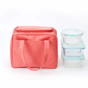 

Portable Lunch Bag Thermal Insulated Lunch Box Tote Cooler Handbag Pouch Dinner Container School Food Storage Bag