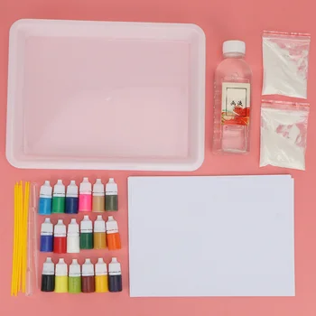 

Water Marbling Mineral Pigment in PVC Bottle for Paper Marbling Ebru Art Tool(Random Color) water paint set