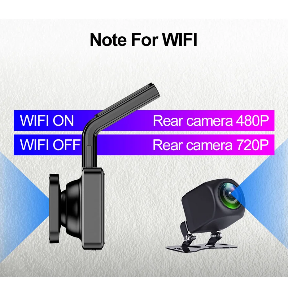 WHEXUNE DVR 3," gps Автомобильная dvr камера с двумя объективами видеорегистратор Full HD 1080P wifi Автомобильная камера рекордер 150 градусов ночное видение g-сенсор