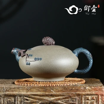 

pot of yixing masters are recommended pure hand-made tea undressed ore its period of large capacity teapot pinecbeauty