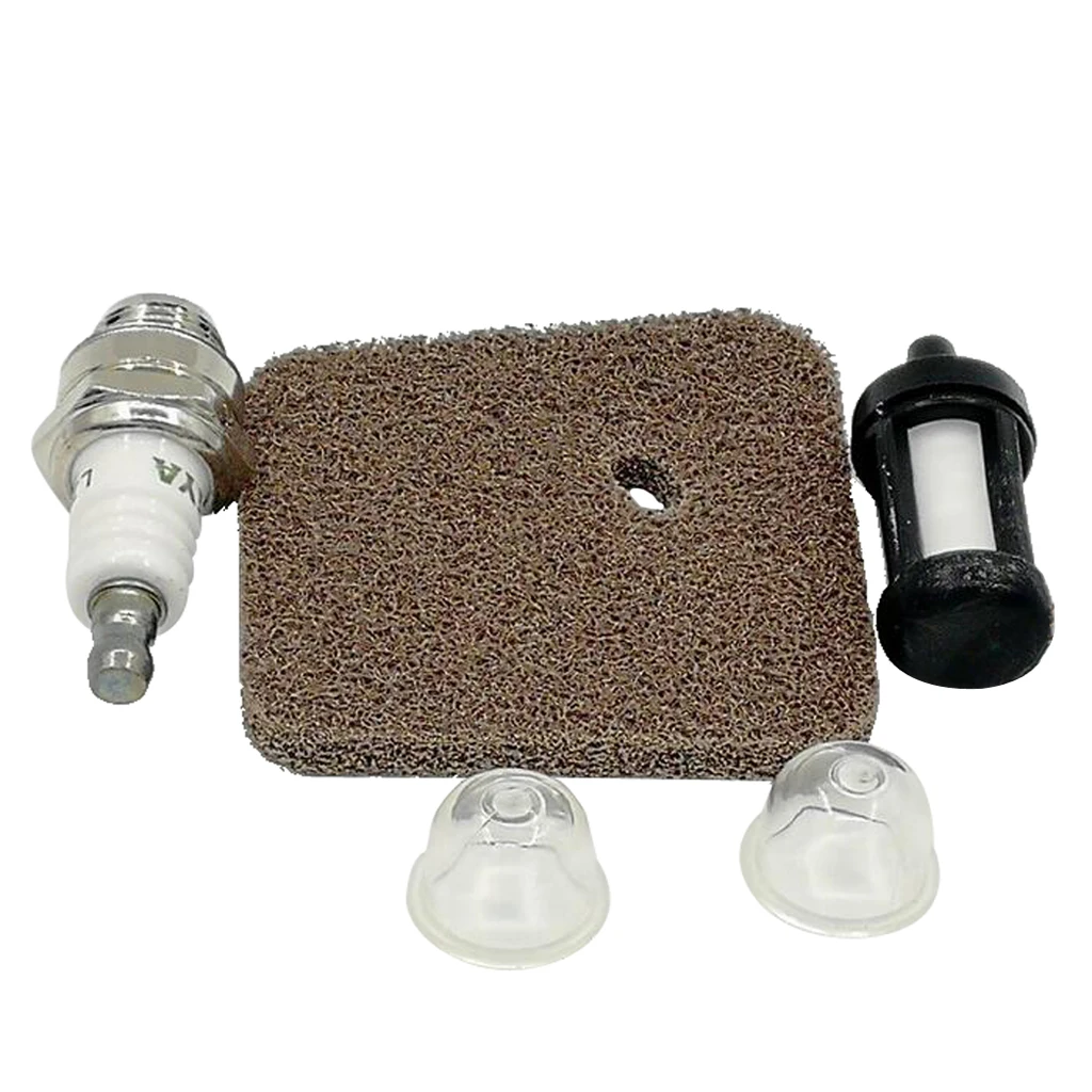 5Pcs/set Fuel Air Filter Spark Plug Repair Kit for STIHL FS38 FS45 FS46 FS55 HS45 FC55 KM55 KM55R String Trimmers Brush Cutters