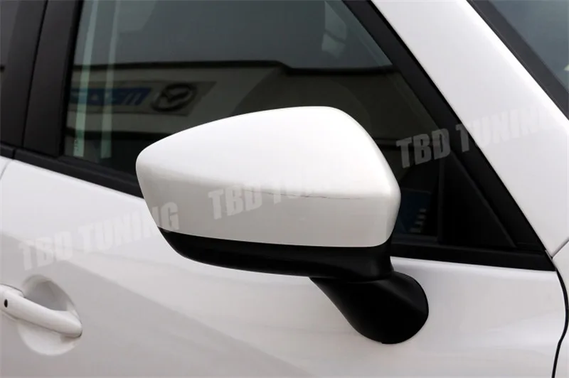CX5 углеродное волокно зеркальная крышка для Mazda CX5 2013 Замена Стиль CX5 крышка зеркала заднего вида