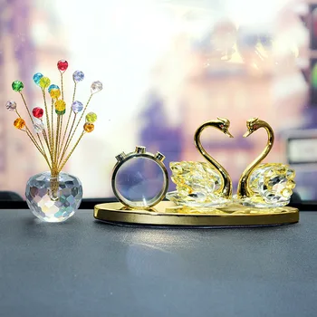 

Car Decoration Crystal Swan Top Grade Perfume Car Mounted Decoration Goddess Paragraph Online Celebrity Car Ornament Crystal App