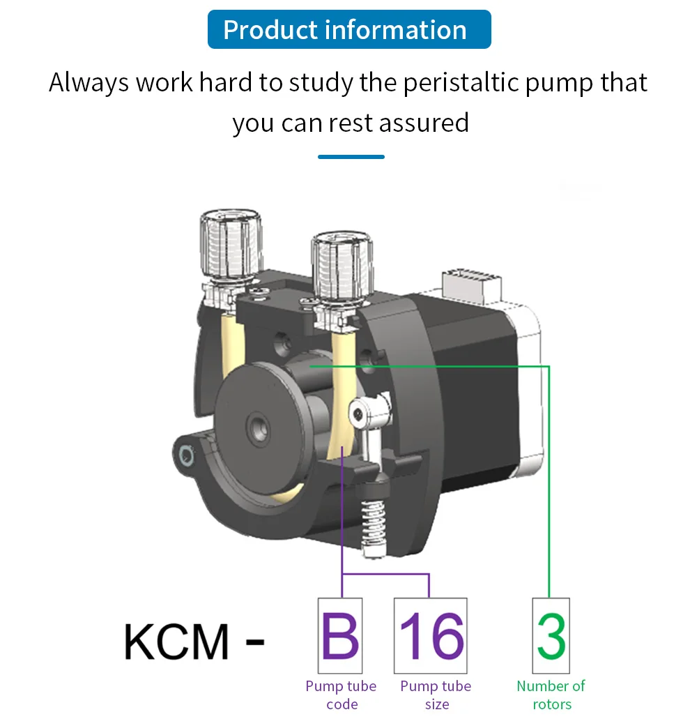 Kamoer ККМ 12 V/24 V перистальтический насос водяной насос с шаговый двигатель и BPT/силиконовая трубка Поддержка с автозапуском