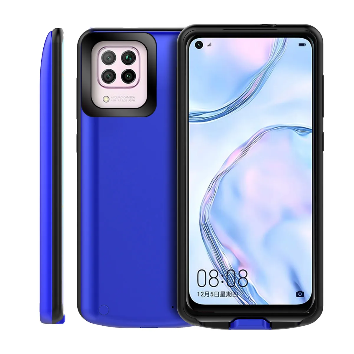 Чехол для huawei Nova 6 6 SE, 6500 мА/ч, зарядное устройство, расширенное резервное копирование, зарядное устройство, чехол для huawei Nova 6 SE, чехол для аккумулятора - Цвет: Nova 6 SE