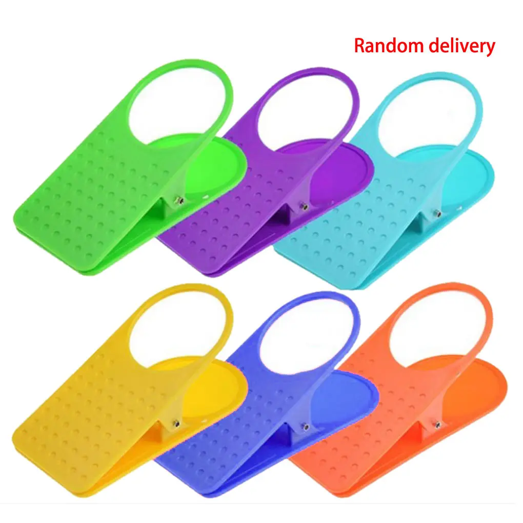 Hot New Car Drinks Holders Universal Clip On Desk Table Cup Bottle Beverage Holder Non-Slip Stand Grip Interior Accessories | Автомобили и