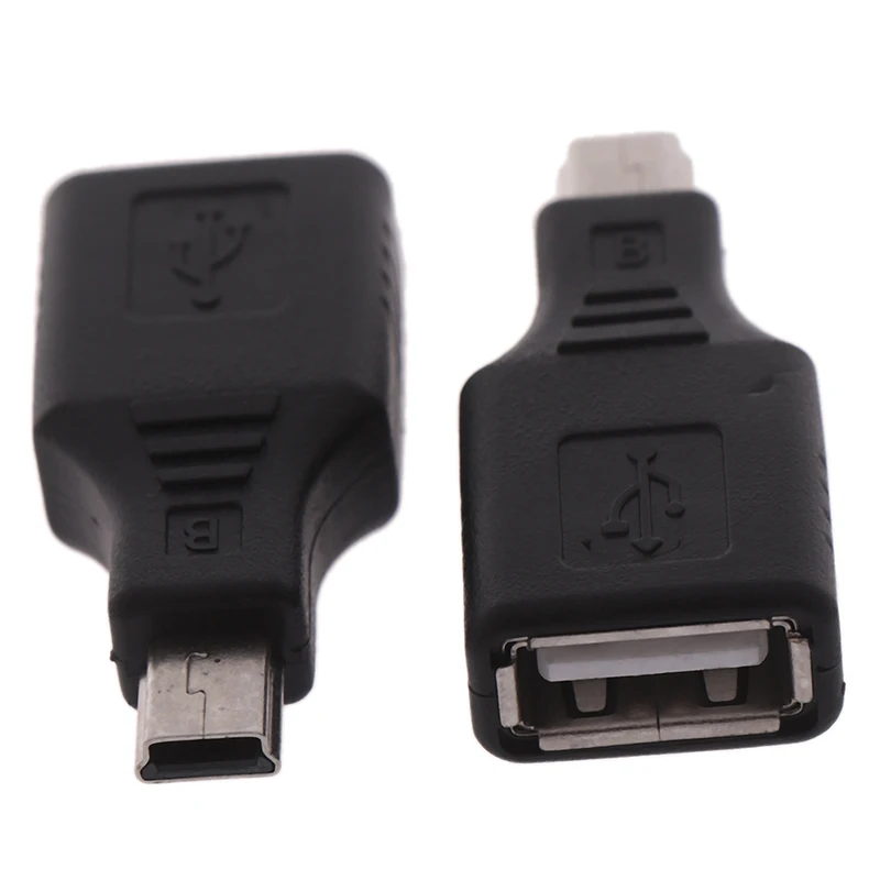 

Mini USB Male to USB Female Converter Connector Transfer data Sync OTG Adapter for Car AUX MP3 MP4 Tablets Phones U-Disk