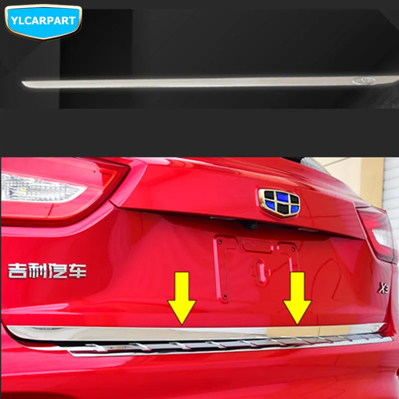 

For Geely Emgrand X3,GX3,Car trunk lid bright bar sticker