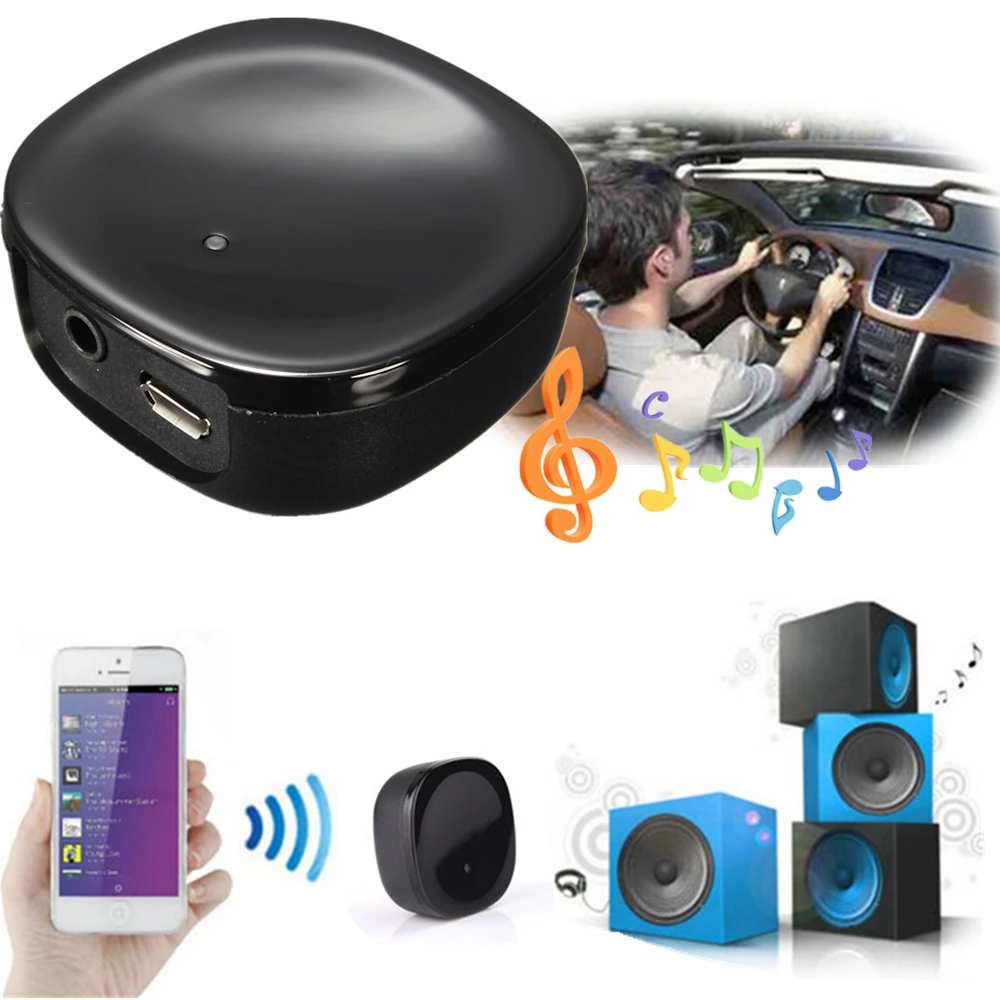 Беспроводной Bluetooth 4,1 стерео музыка аудио ключ приемник с микрофоном громкой связи 3,5 мм Автомобильная линия подходит для iPhone/samsung