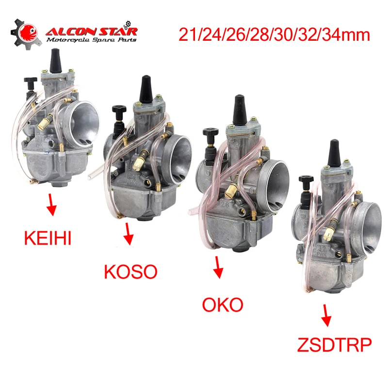 Alconstar- 21 24 26 28 30 32 34mm Carburator KOSO KEIHIN PWK OKO