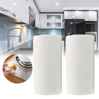 

2 Roll Kitchen Tissue Paper Household Two-Layer Log Table Paper Kitchen Oil Absorbing Paper Towel strong water absorption