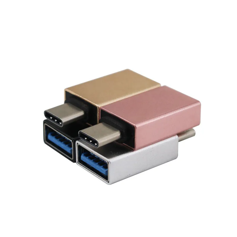 USB3.0 прямой соединитель с внутренней резьбой C Тип адаптер Алюминий длинный сплавной 2-в-1 компактная Портативный устройства на базе Android C-Тип Интерфейс устройства