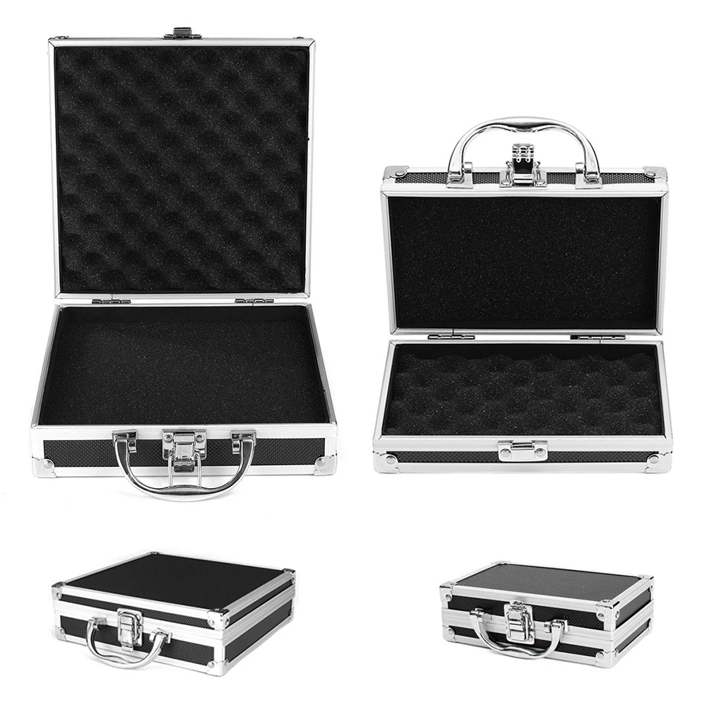 

Magic Props Lightweight Portable Storage Carry Case Tool Box Sponge Inside Aluminum Alloy Travel Sturdy Hard Carry #734