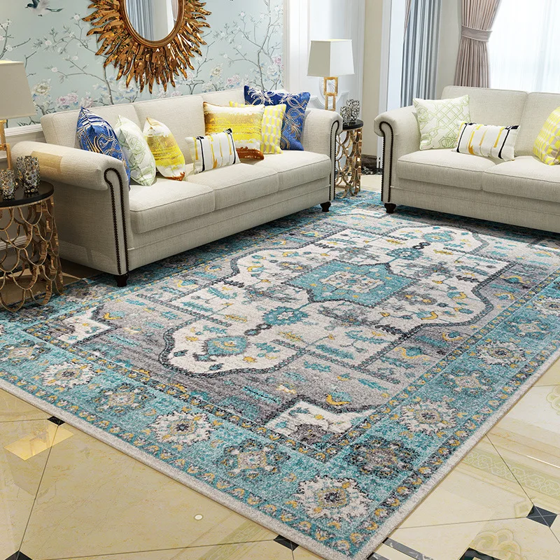 

Large Size Europe Carpets For Living Room Bedroom Area Rug Persian Ethnic Style Bedside Mat Thicken Non-slip Floor Pad 200x300cm