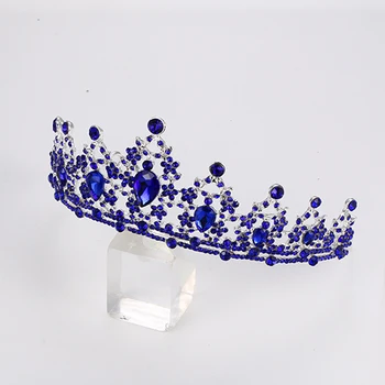 

Tuliper Christmas Hair Jewerlry Tiara Crown For Women Diadema Hairband Crystal Party Jewelry корона Kpop Fashion Headpiece